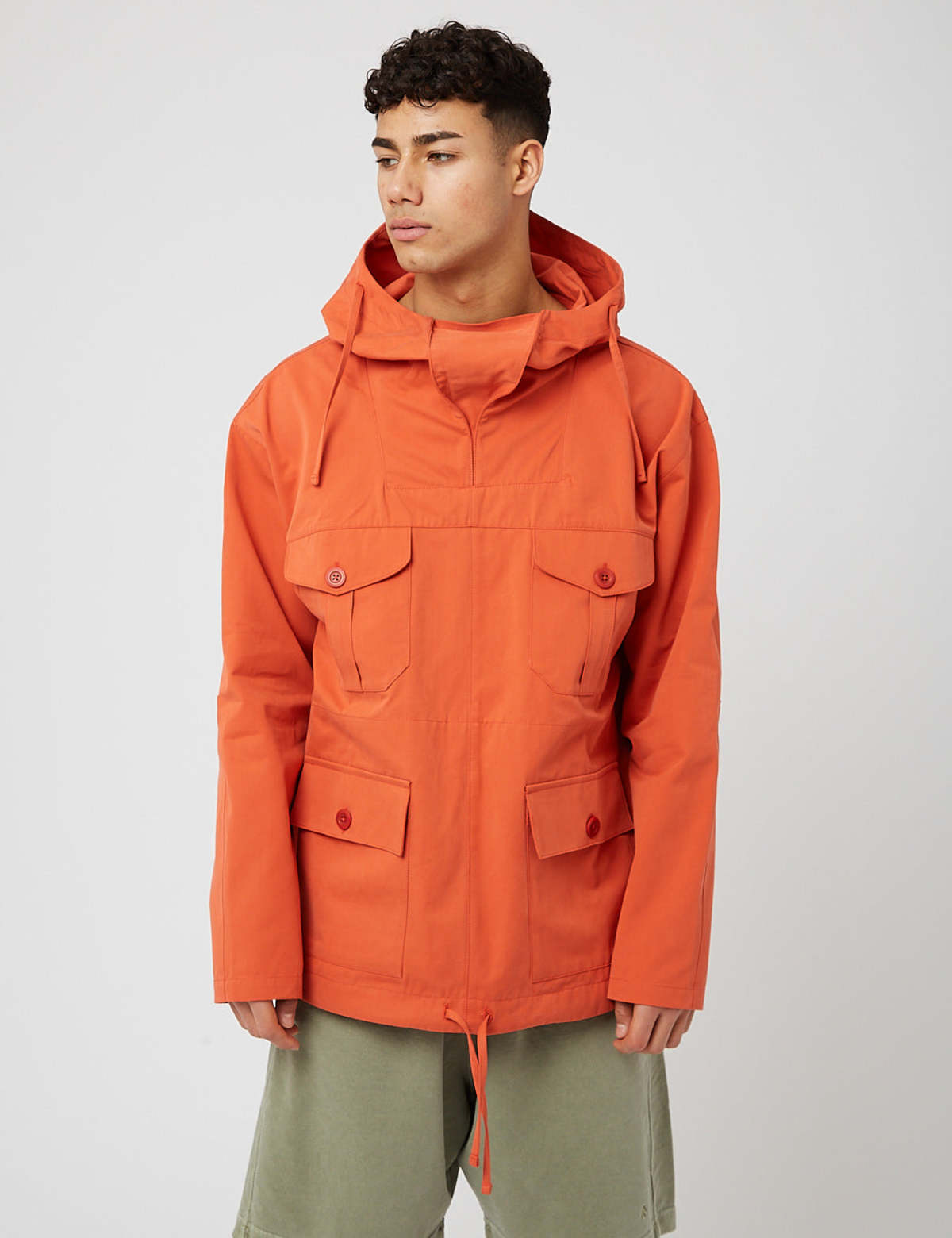 【Nigel Cabourn】BRITISH ARMY SMOCK Nigel Cabourn British Army Smock Jacket - Black Navy