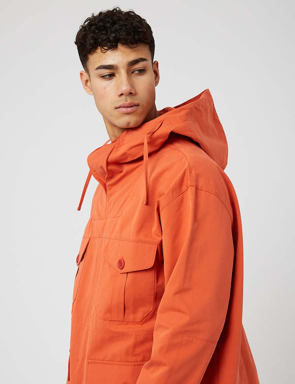 Nigel Cabourn British Army Smock (Poplin) - Orange | Garmentory