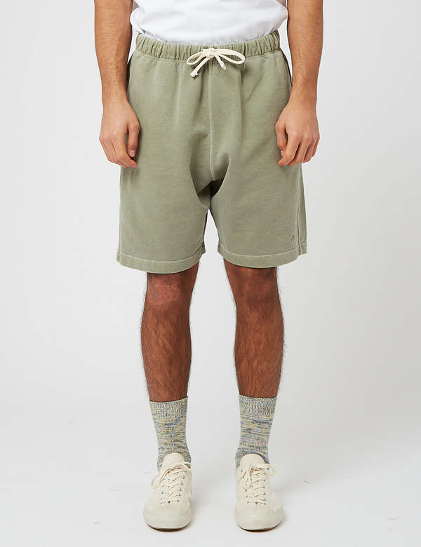 逸品✨Nigel Cabourn ARMY GYM 刺繍 ARROW SHORT Nigel Cabourn Embroidered Arrow Shorts (Heavy Fleece) - US Army