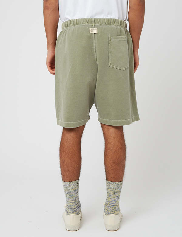 Nigel Cabourn Embroidered Arrow Shorts (Heavy Fleece) - US Army