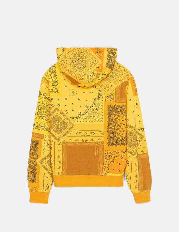 Kenzo Print Classic Hooded Sweatshirt Golden Yellow Garmentory