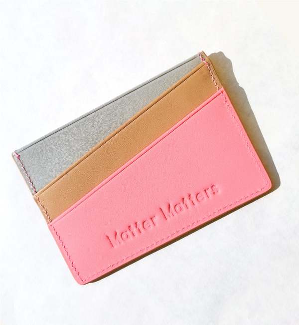 MATTER MATTERS Good Enough Card Holder WALLET - Peach Blossom
