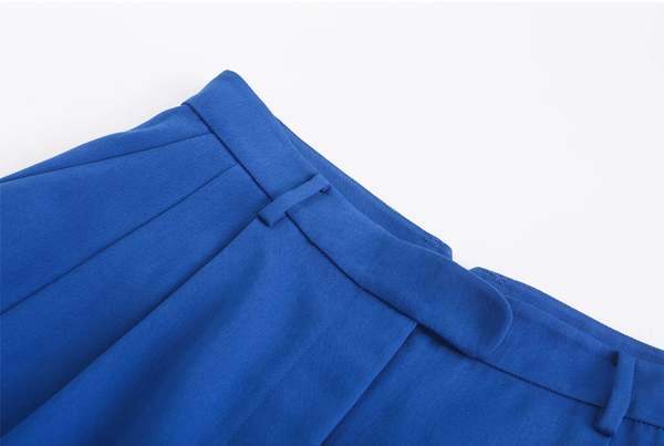 MATTER MATTERS 'HELLO' / Wide-leg Boyfriend Pants - Ultramarine