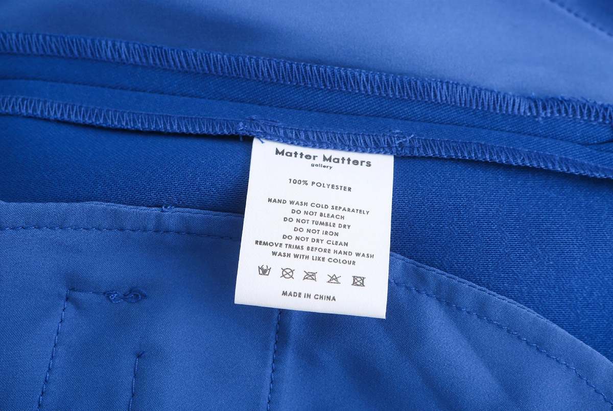 MATTER MATTERS 'HELLO' / Wide-leg Boyfriend Pants - Ultramarine - Image 9 of 9