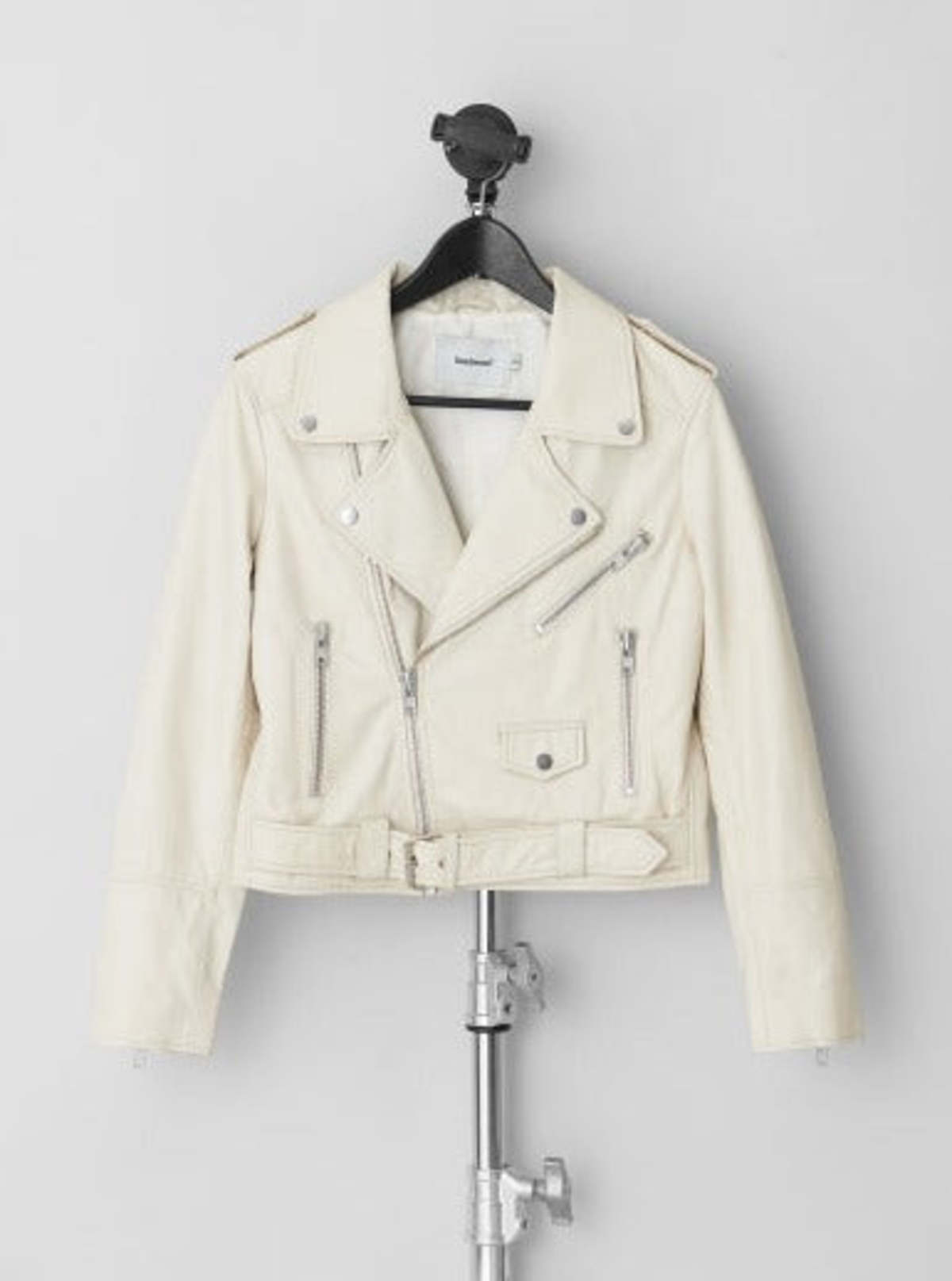 DEADWOOD JOAN LEATHER JACKET - Off White - Image 1 of 4