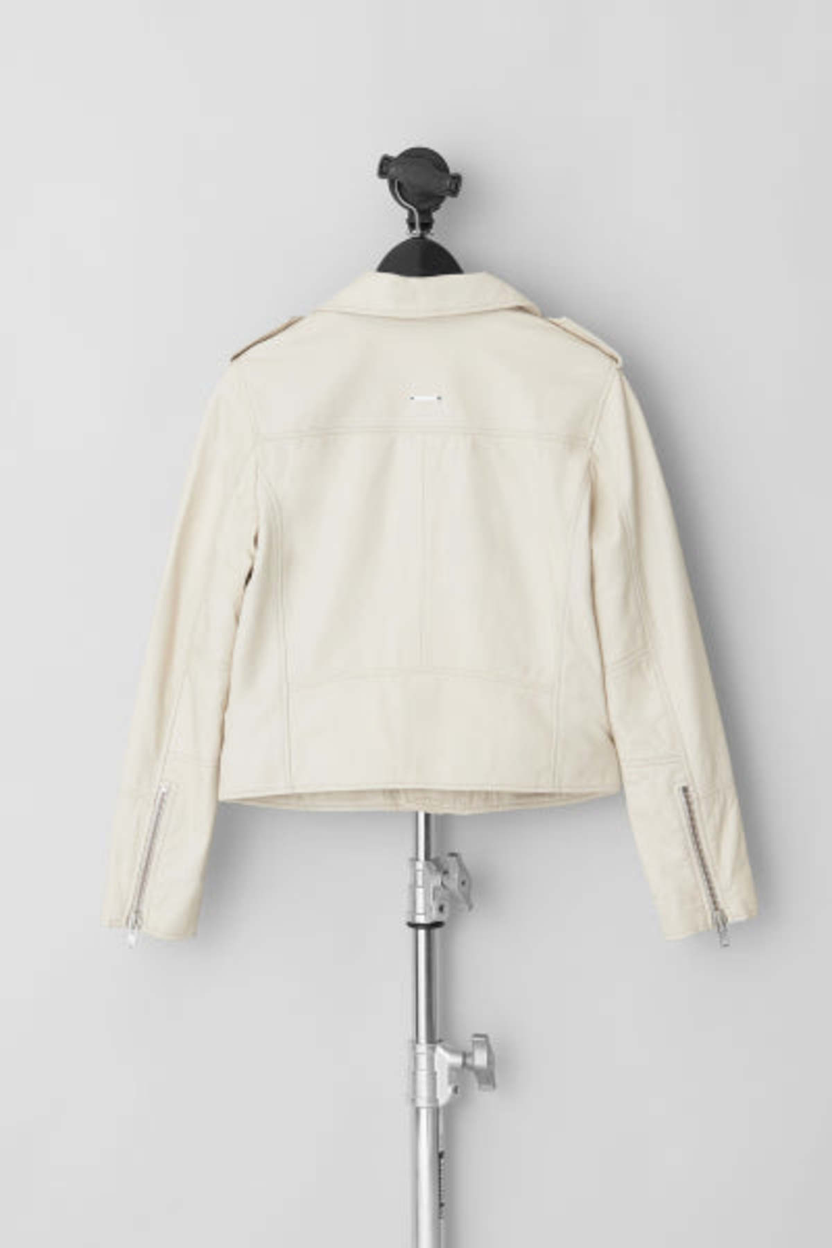 DEADWOOD JOAN LEATHER JACKET - Off White - Image 3 of 4
