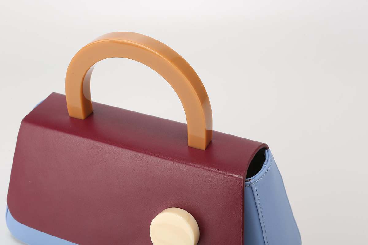 MATTER MATTERS Alice Flap Bag with Strap - Burgundy | Garmentory
