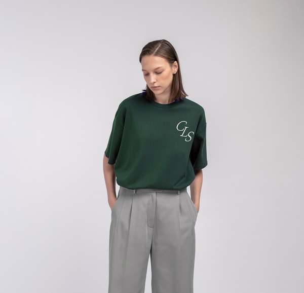 MATTER MATTERS Cultural Leisure Society Long Tee - GREEN