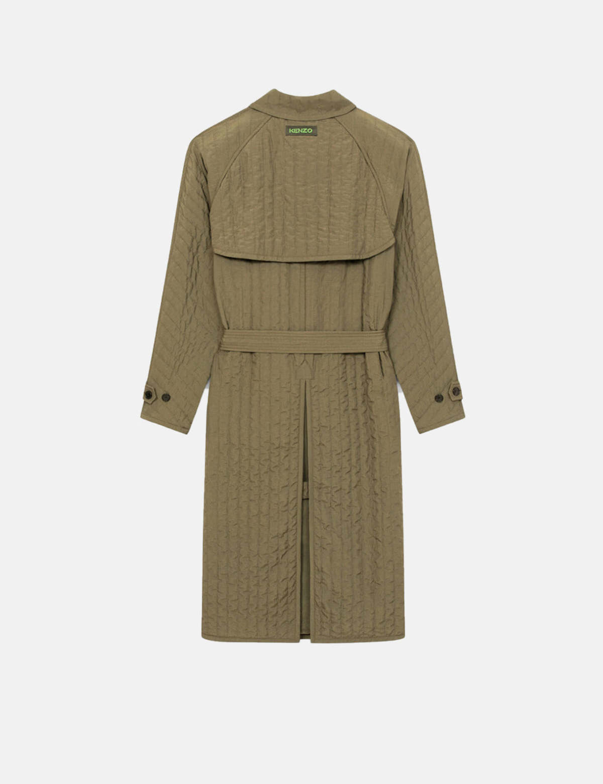 Kenzo Quilted Trench Coat - Bronze | Garmentory