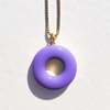 MATTER MATTERS Donut Necklace - Spring Lilac/Royal Blue - Thumbnail 3