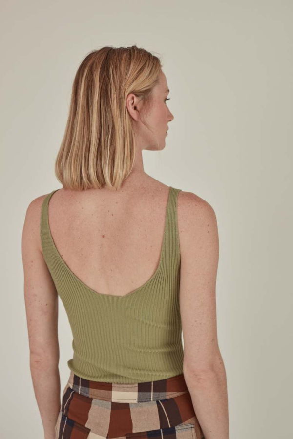 MATTER MATTERS For All Hours Ribbed Knit Tank Top - Mint