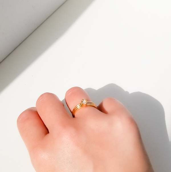 MATTER MATTERS Three O'clock Ring - Gold