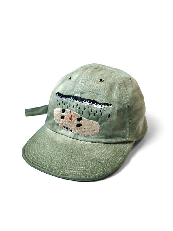 [KAPITAL] レインスカルキャップ Kapital KOUNTRY KATSURAGI KOLA RAIN RAIN SKULL CAP - KHAKI