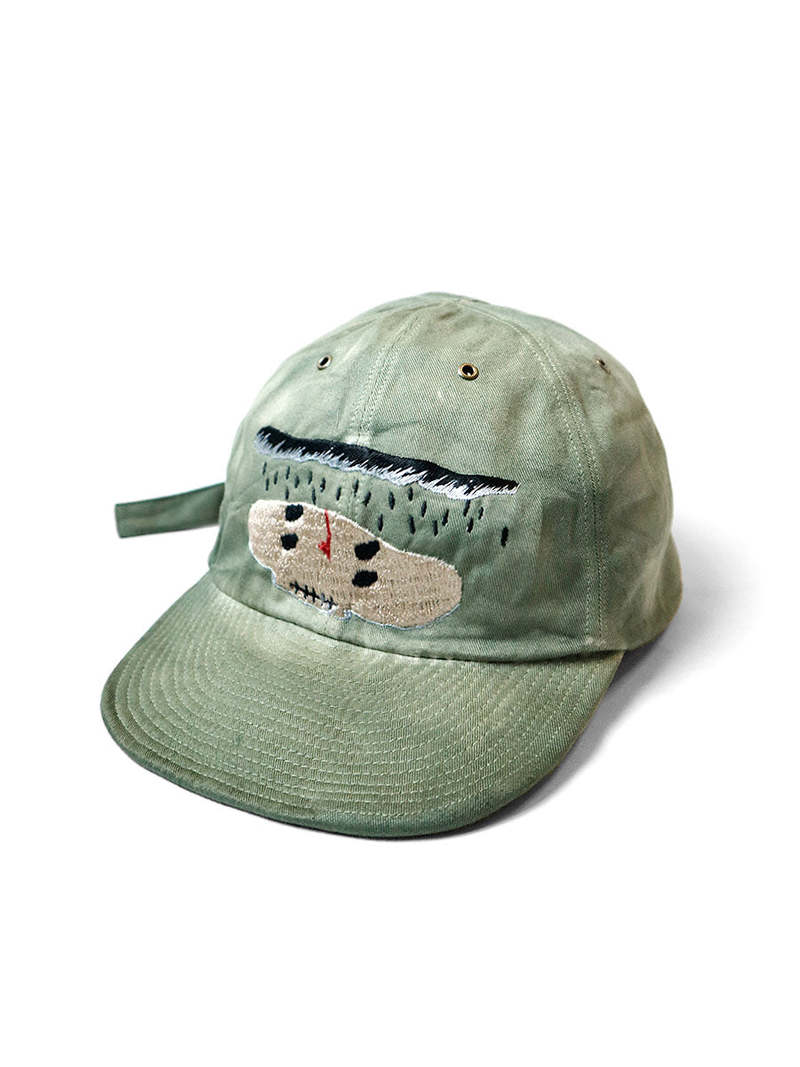 [KAPITAL] レインスカルキャップ Kapital KOUNTRY KATSURAGI KOLA RAIN RAIN SKULL CAP - KHAKI