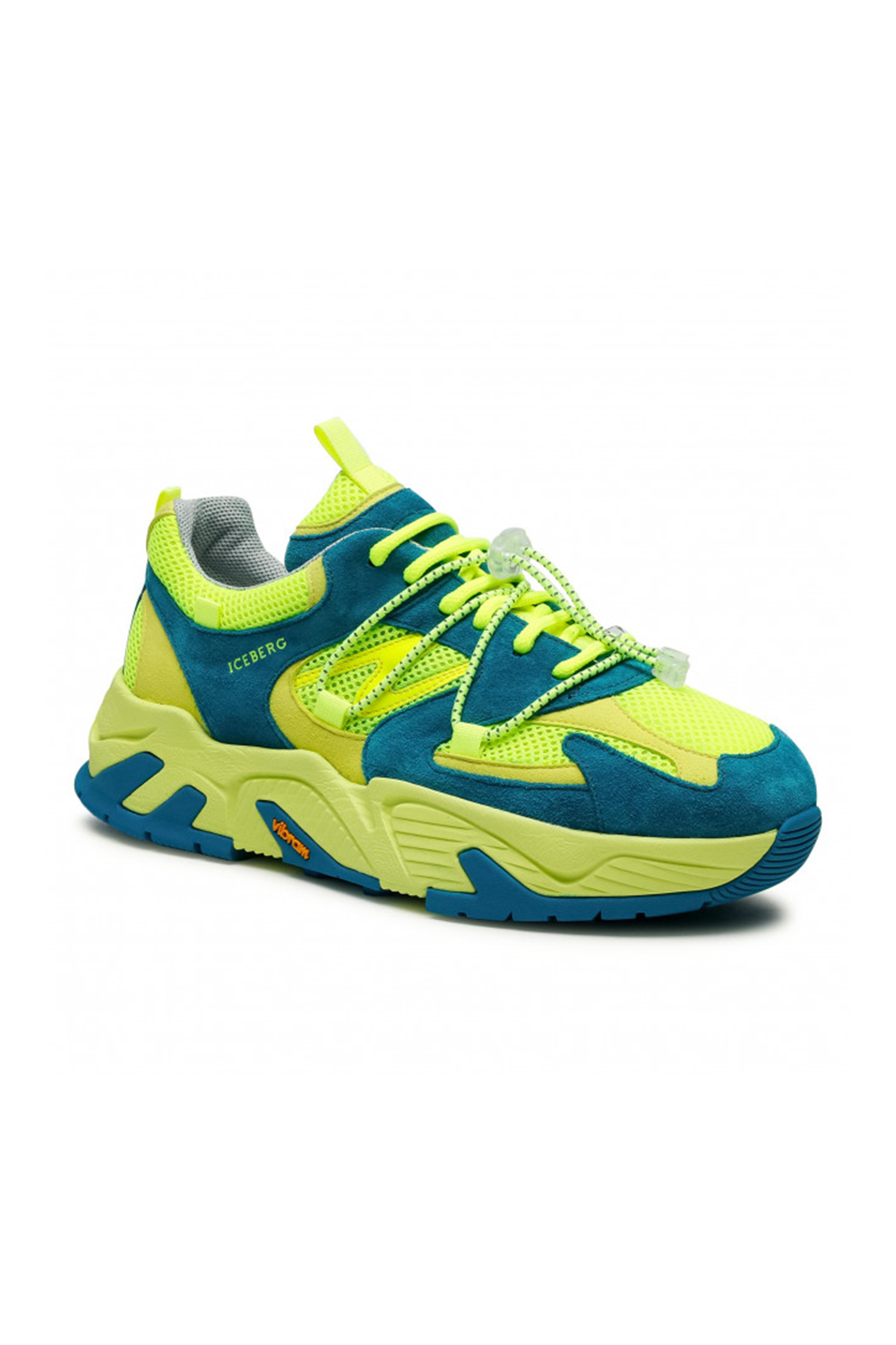 Iceberg Teal Sneakers - Neon | Garmentory display picture 2