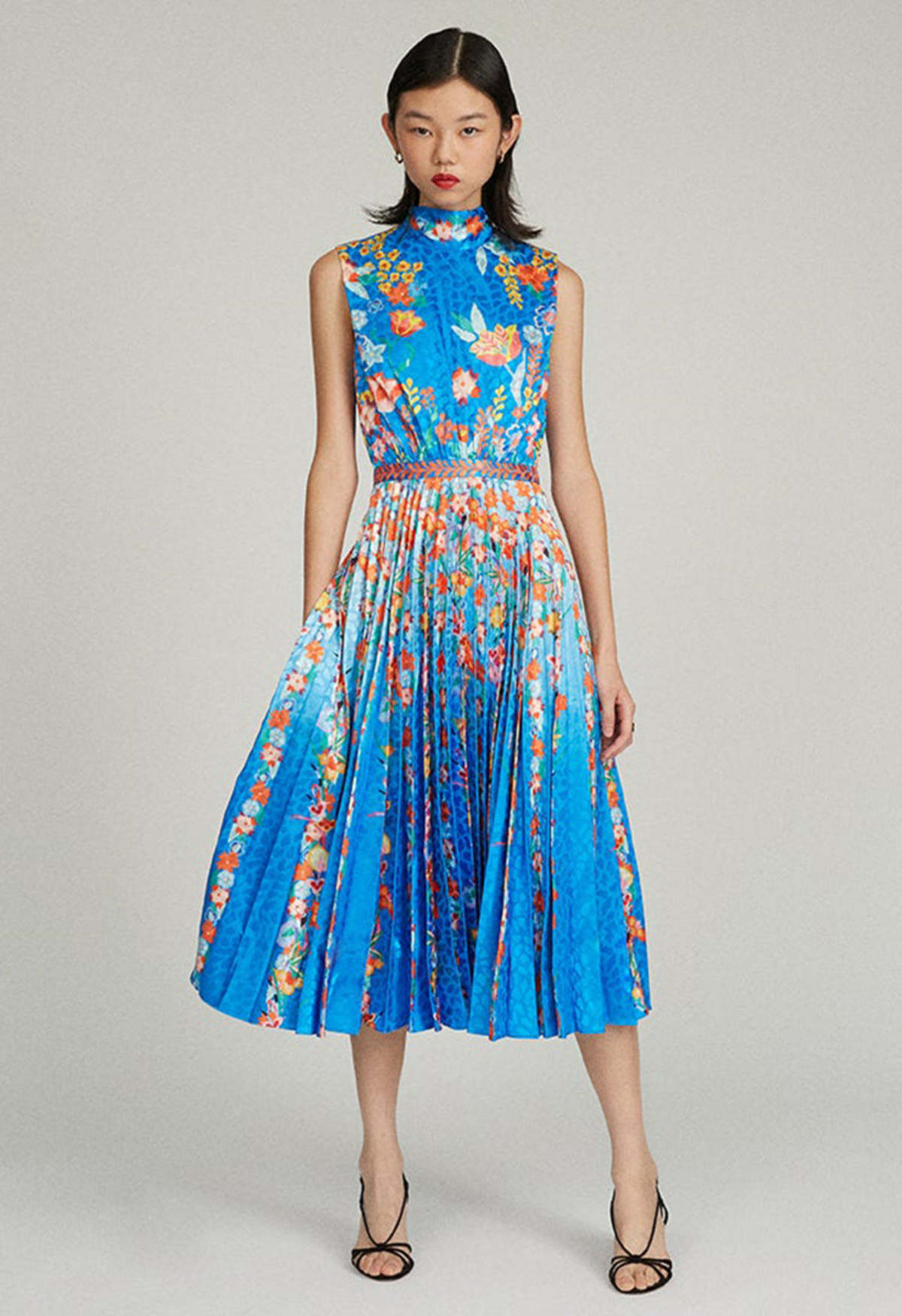 Saloni Fleur-E Dress - Sapphire Falls - Image 1 of 4