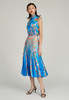 Saloni Fleur-E Dress - Sapphire Falls - Thumbnail 2
