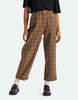 Brixton Victory Trouser Pant - Washed Brown/Black - Thumbnail 2
