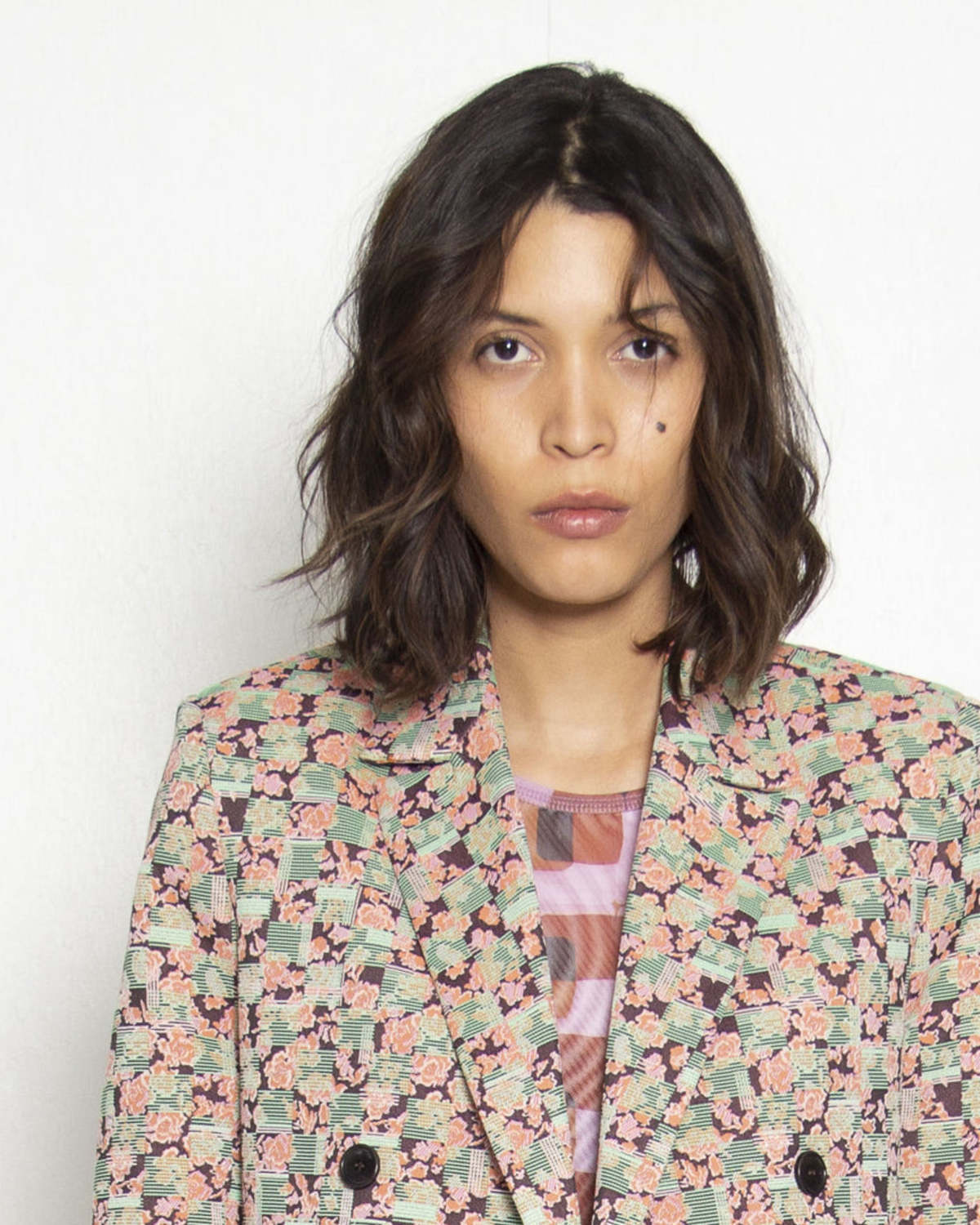 Henrik Vibskov Motif Blazer - Bright Flower Shower | Garmentory