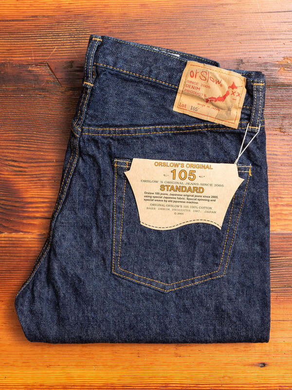 orSlow 105 Standard Selvedge Denim in One Wash