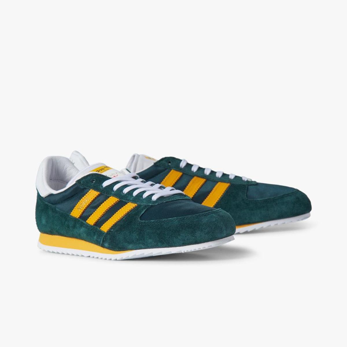 adidas gazelle silver green womens Adidas - x Brain Dead Forest Hills Sneaker in Core Black & Pantone main image 0