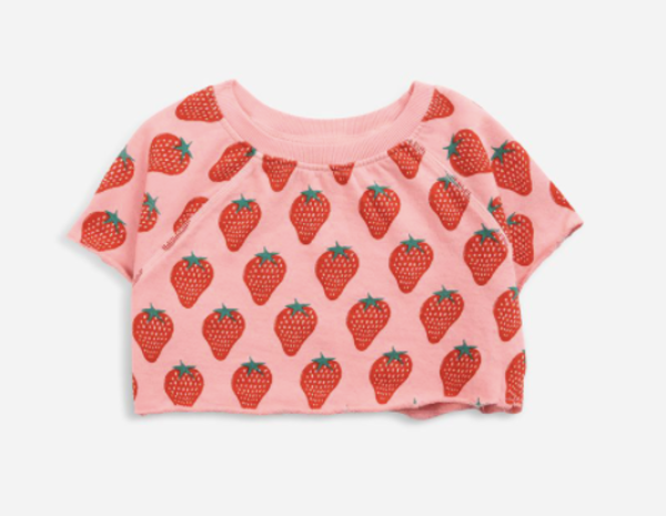 Kids Bobo Choses Strawberry Crop Top | Garmentory