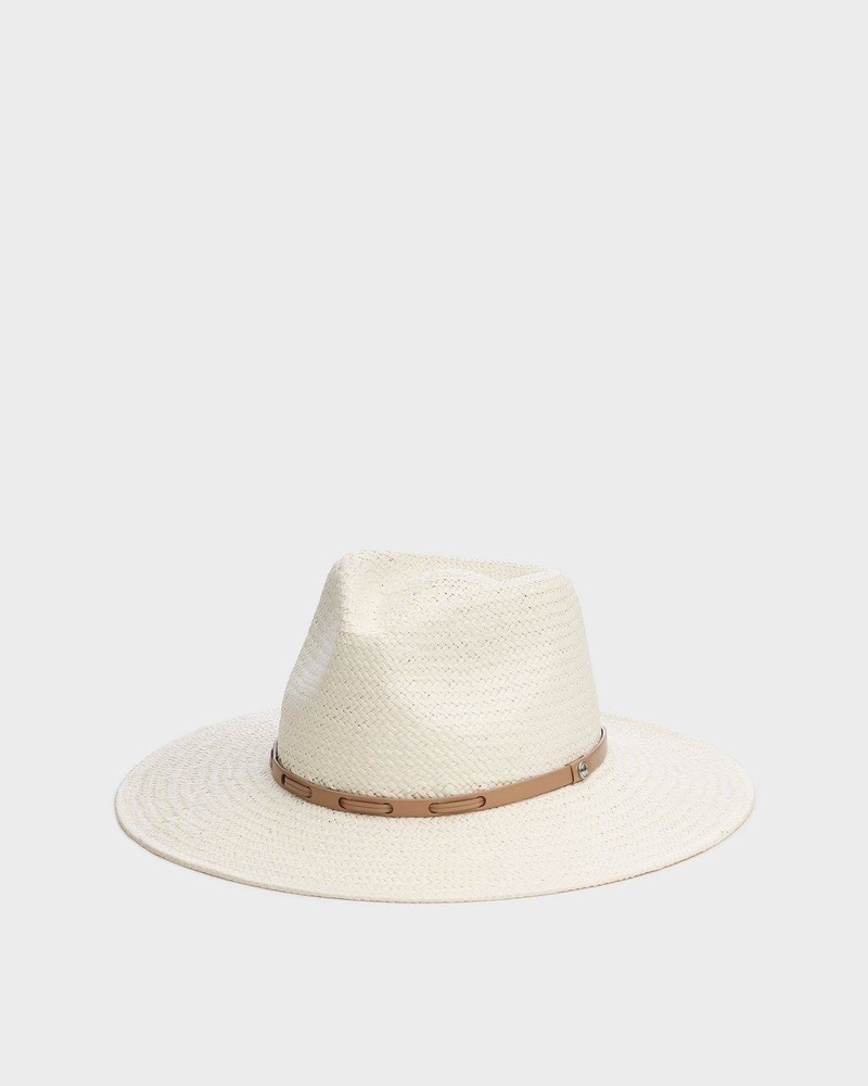 Rag & Bone Cream Fedora Hat Rag & Bone Cream and Pink Women main image 4