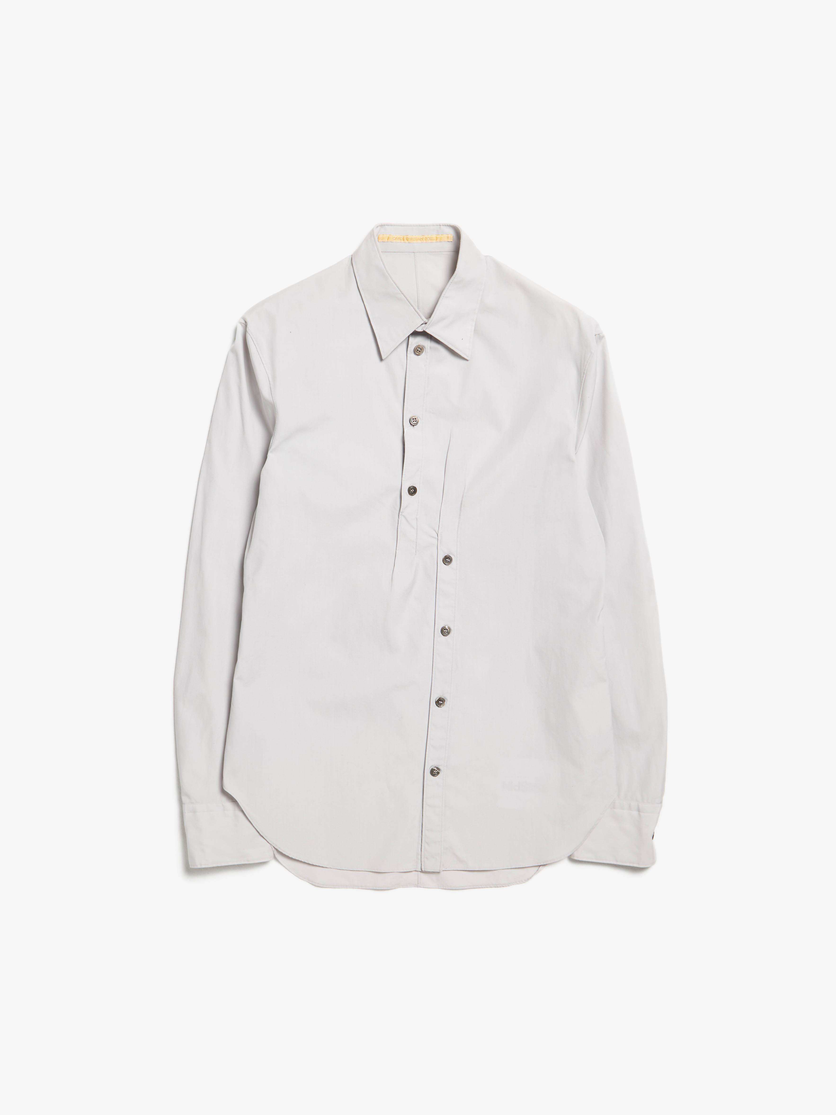 トップス Carol Christian Poell Cotton Shirts Carol Christian Poell Button Cotton Shirt - Light Gray | Garmentory