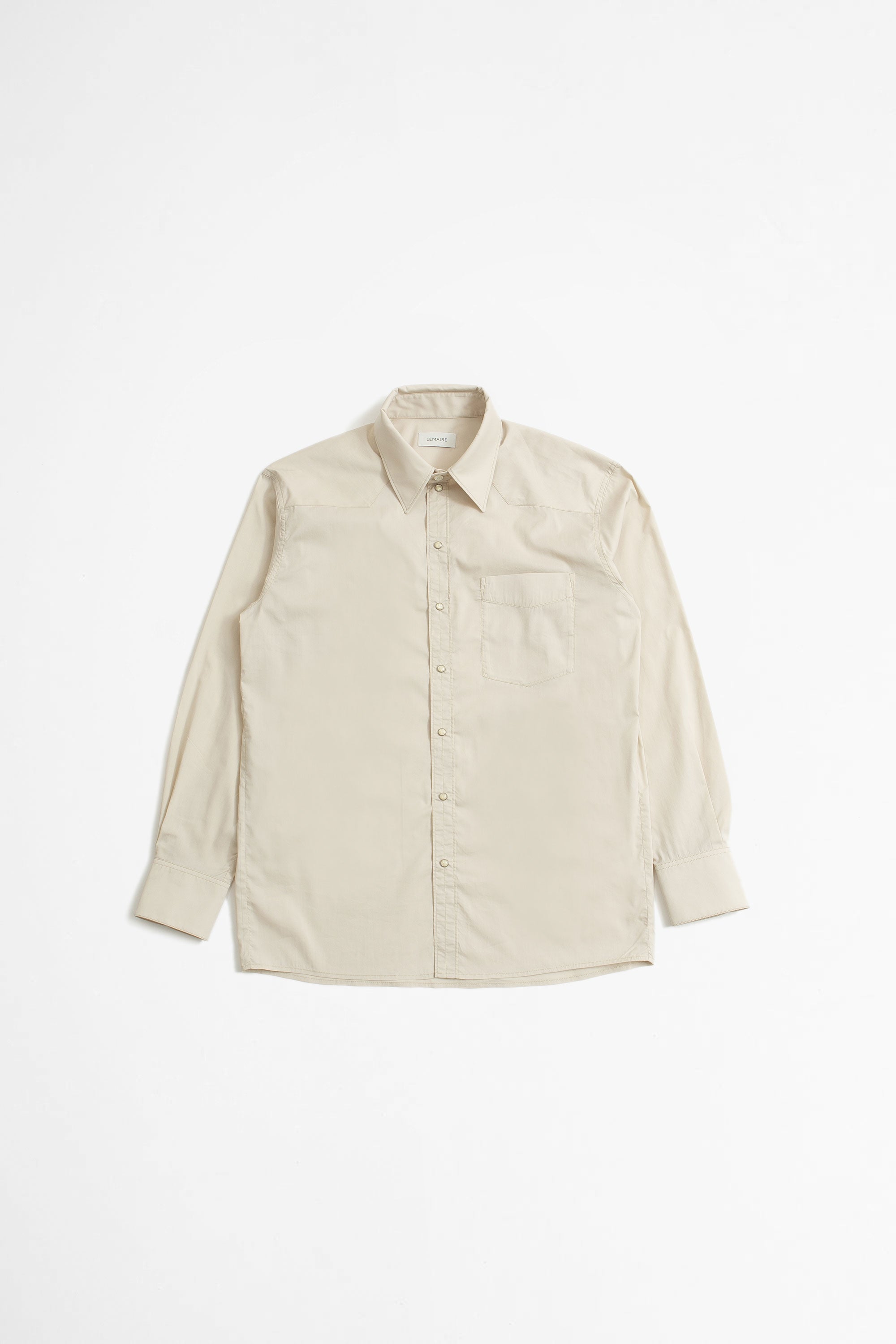 Lemaire Western Shirt - Ivory | Garmentory