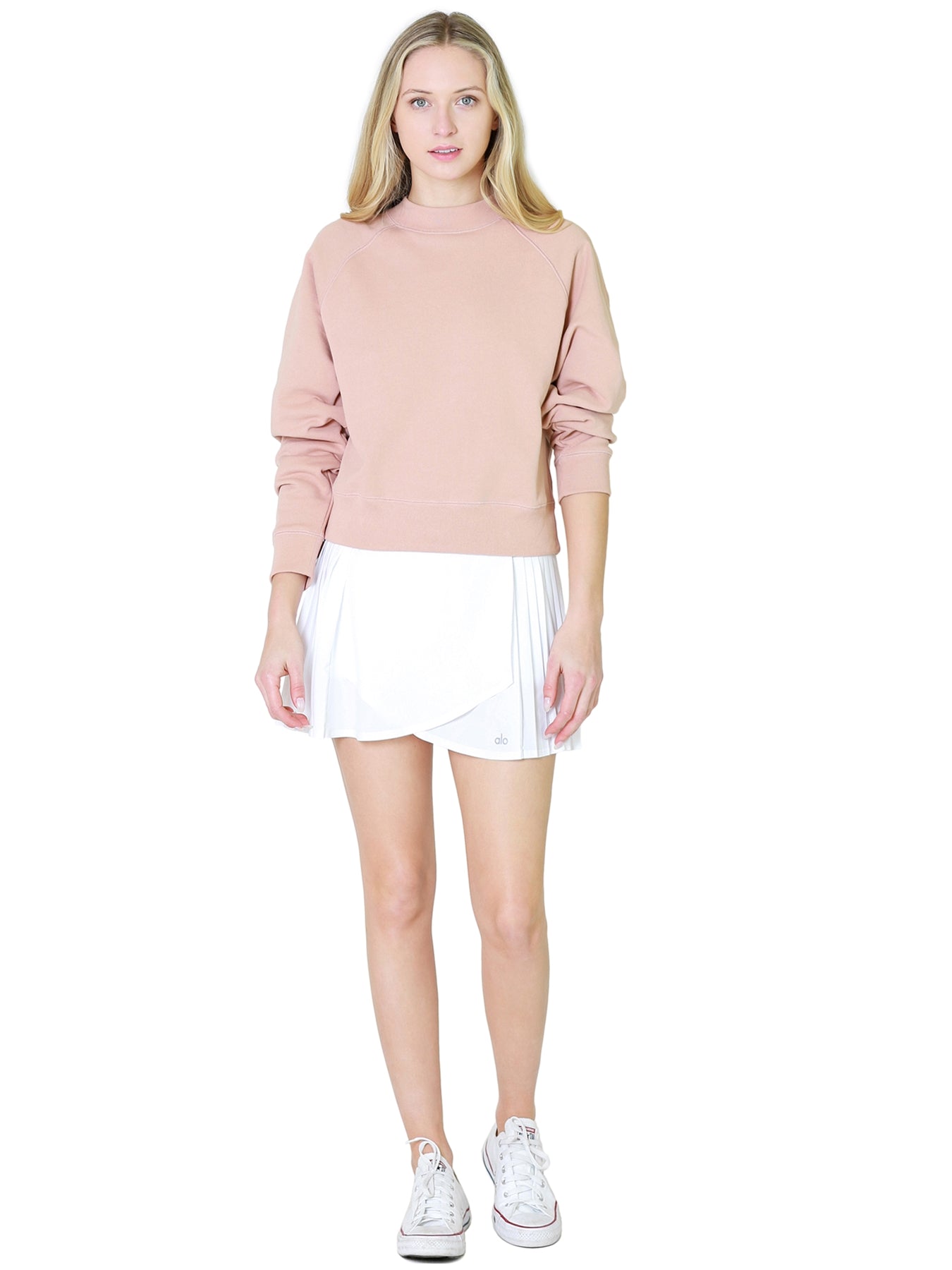 ALO Aces Tennis Skirt White Garmentory