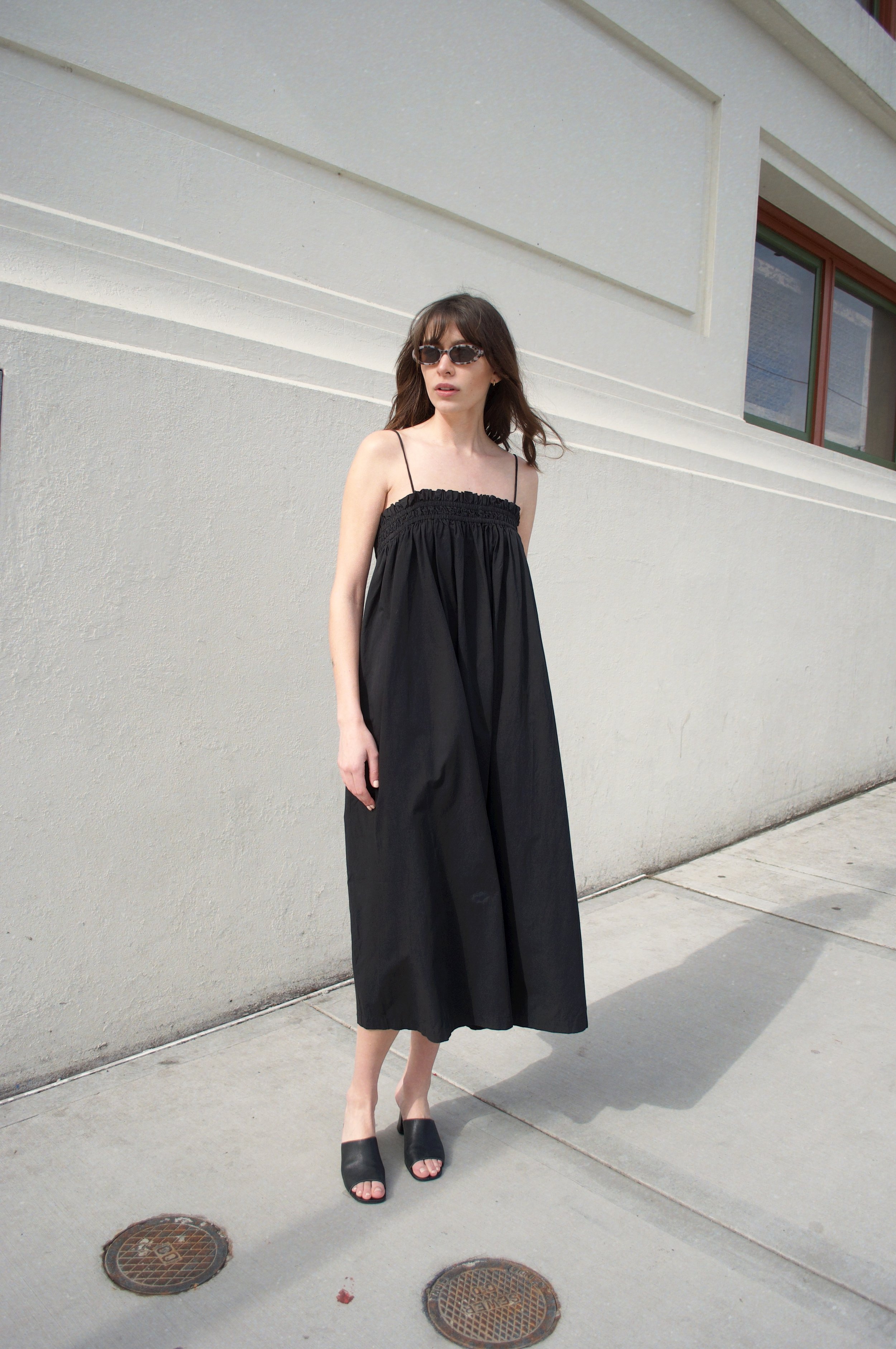 Ali Golden Elastic Dress - Black | Garmentory