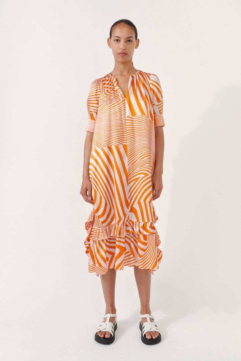 Baum und Pferdgarten Aster Dress - Psychedelic Orange | Garmentory