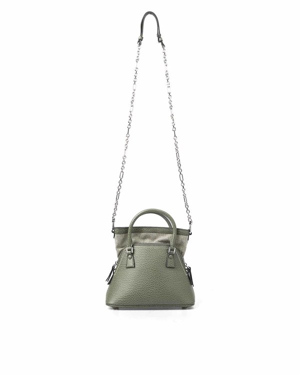 Maison Margiela 5AC Leather Micro Bag - Green | Garmentory