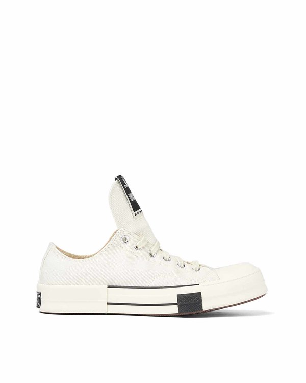 Rick Owens x Converse Chuck 70 Low Top Sneakers White Garmentory