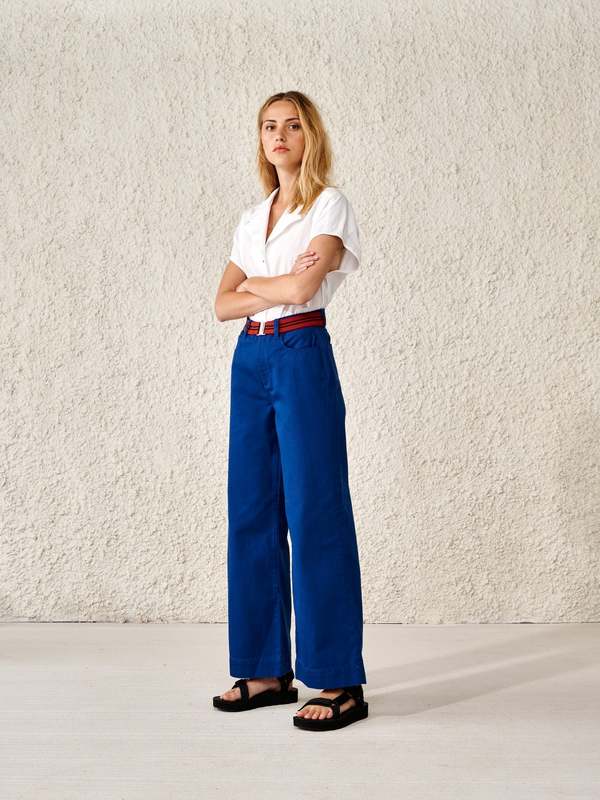 Bellerose Penha Pants blue Garmentory