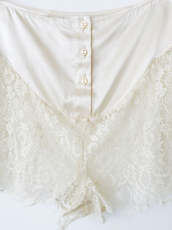 Silk Shorts - ivory