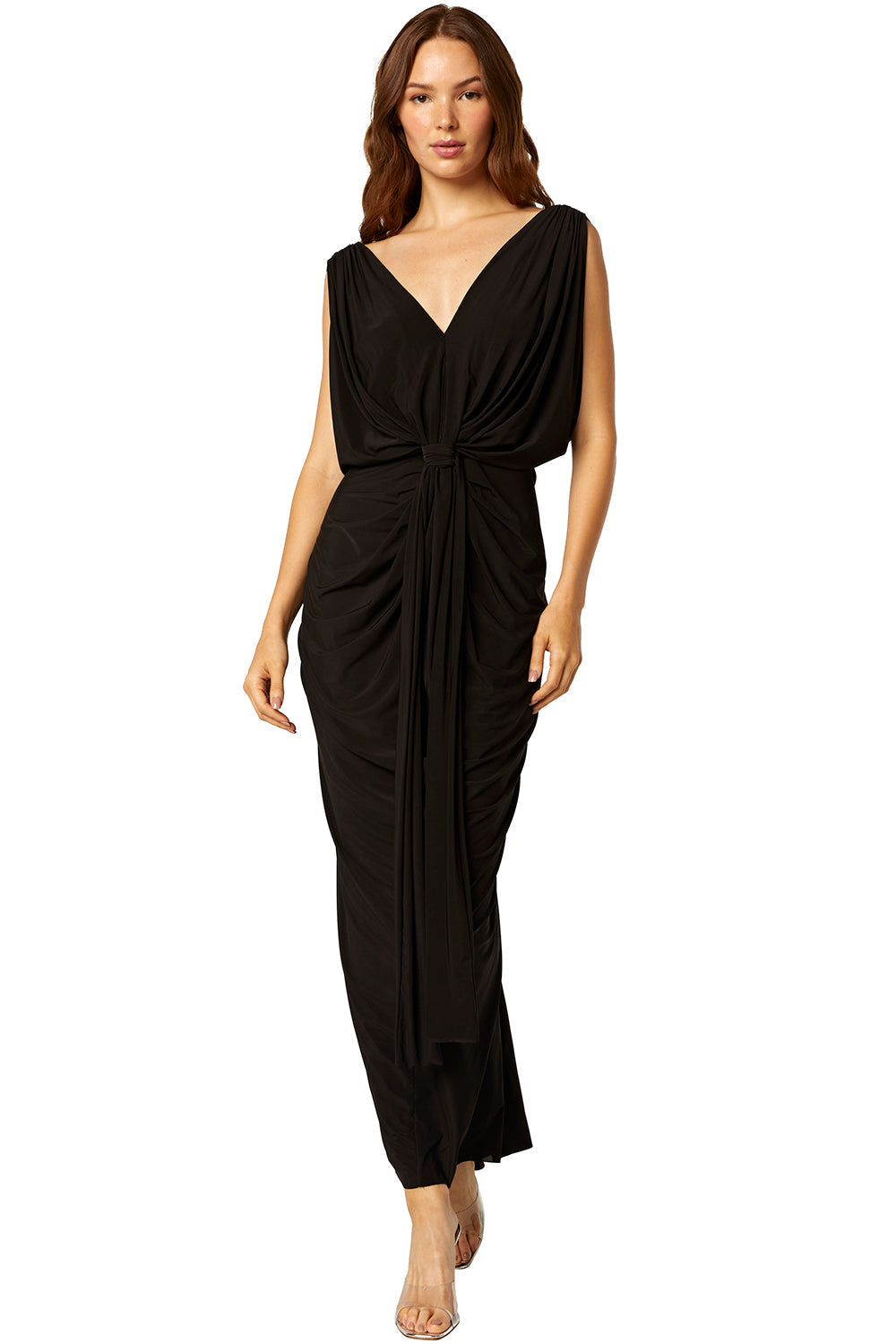 misa black dress Ava Presley 29130 Off-Shoulder Ruched Homecoming Dress main image 0