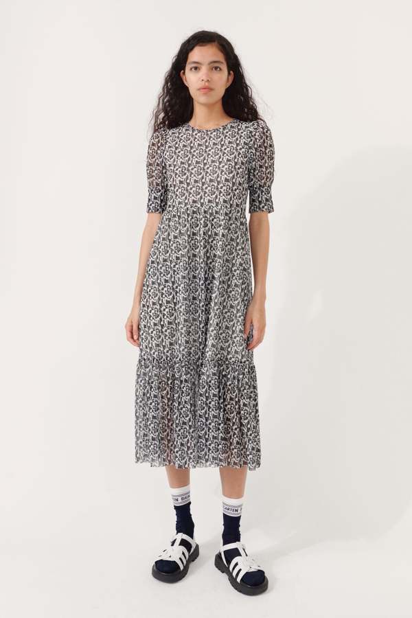 chinese dress ladies Chocolate Brown Shirred Jocelyn Maxi Dress