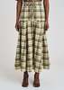 Derek Lam Milly Belted Skirt - Yellow Multi - Thumbnail 3