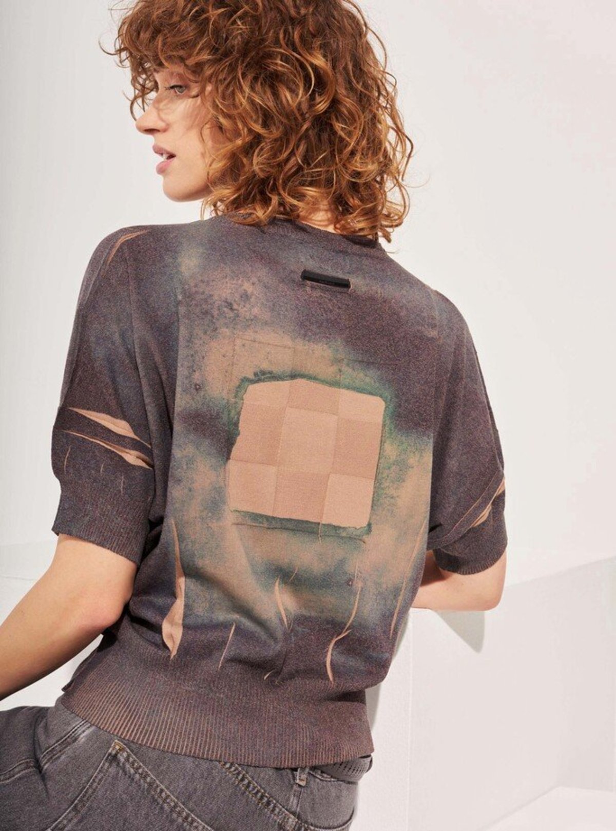 PETI Boutique Printed short-sleeved sweater - Image 2 of 2