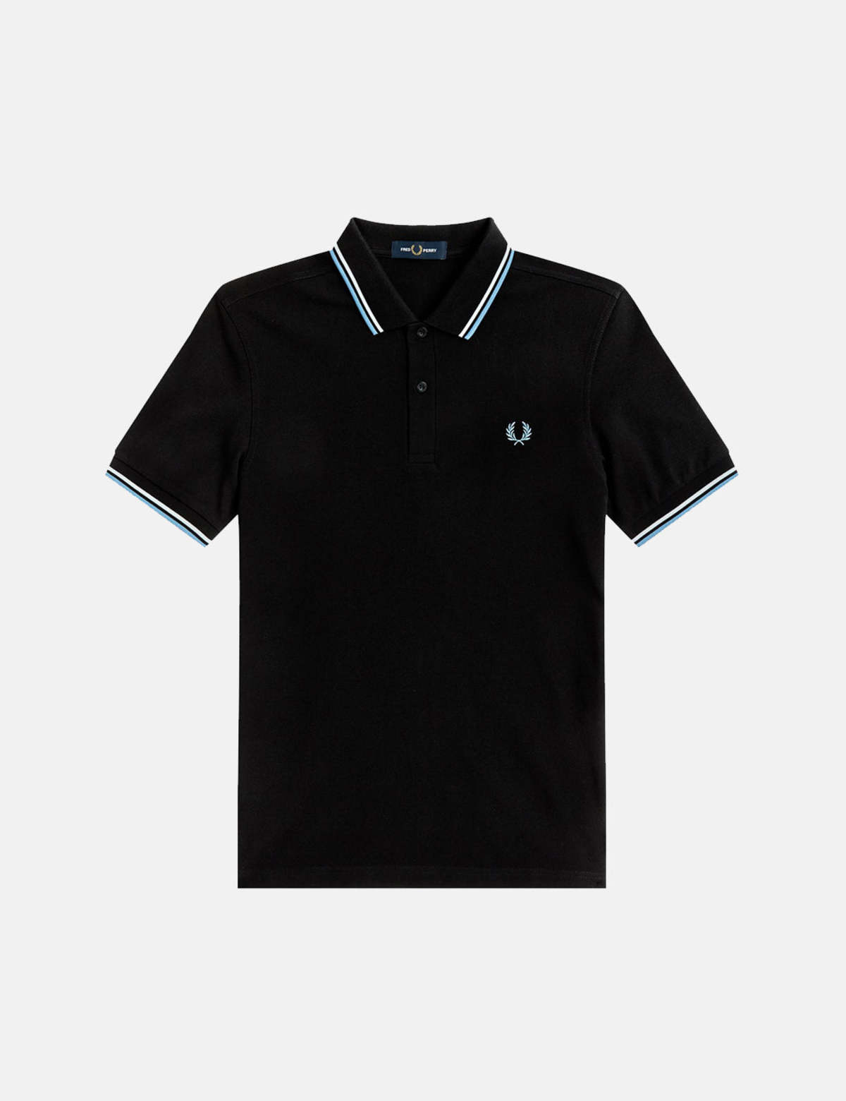 トップス TWIN TIPPED FRED PERRY SHIRT Fred Perry Twin Tipped Polo T Shirt Black | Mainline