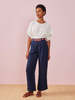 Des Petits Haus Takumi Trouser - Marine - Thumbnail 5