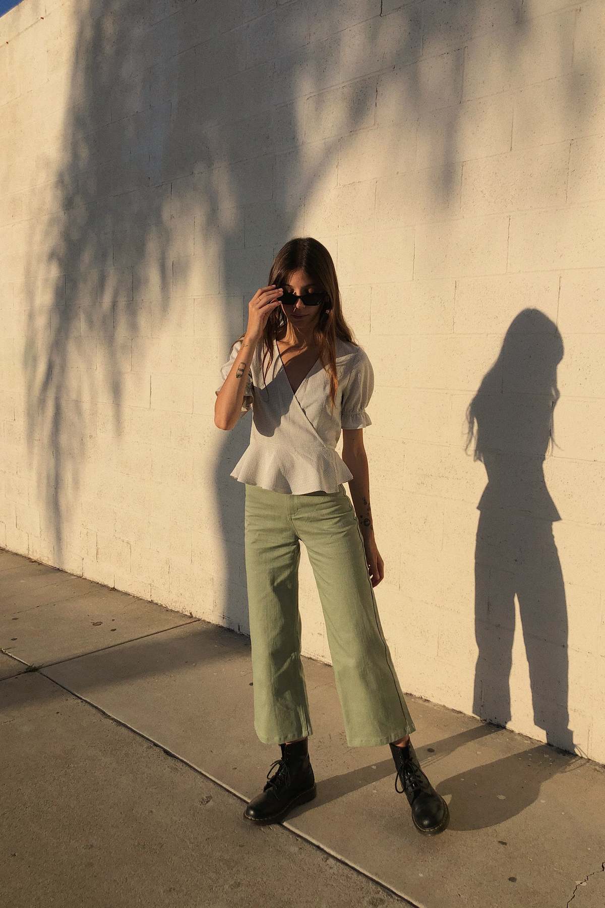Sacha Cropped Satin Pant - Whimsy
