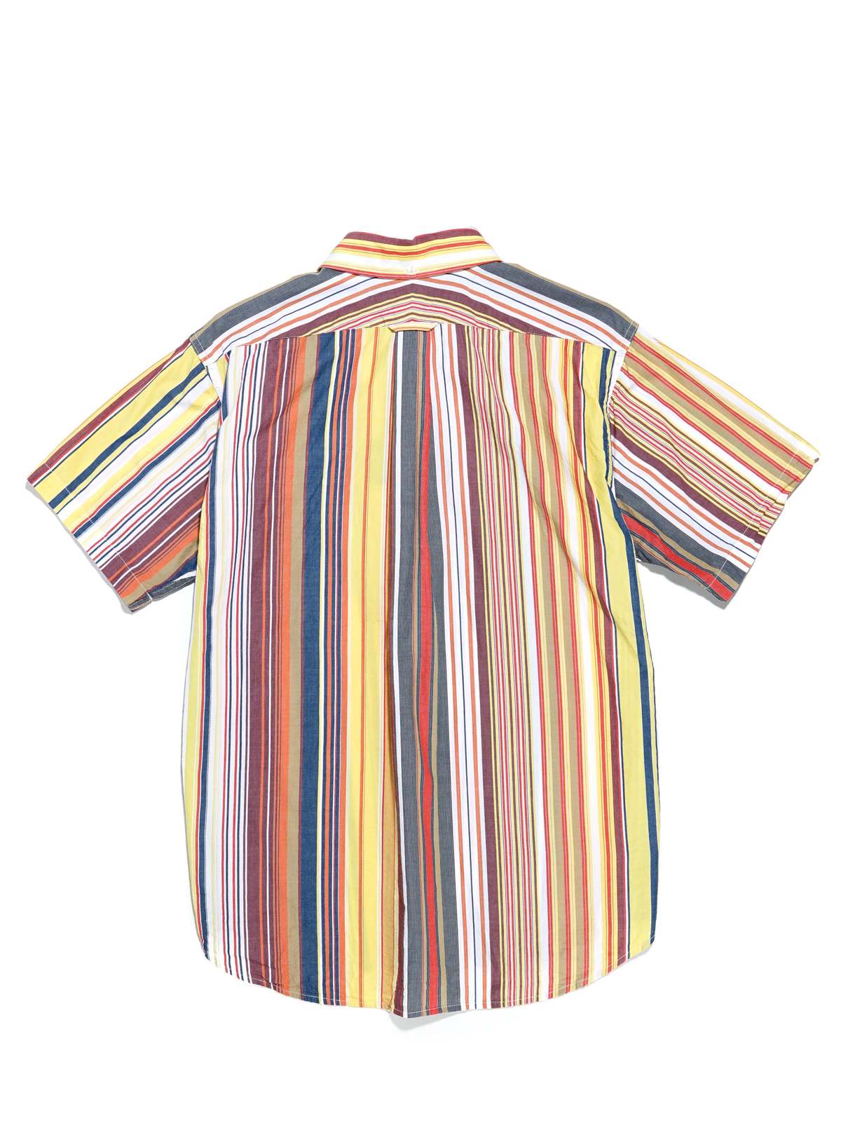 Engineered Garments Cotton Popover BD Shirt - Bright Multi Color