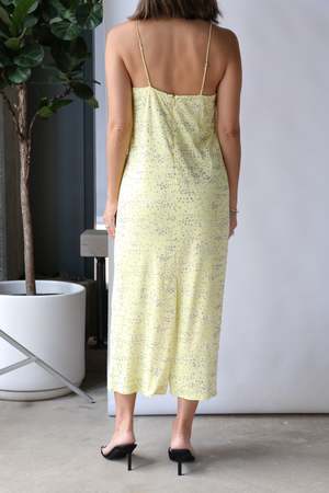 Tibi Scintilla Jersey Slip Dress - Canary Yellow | Garmentory