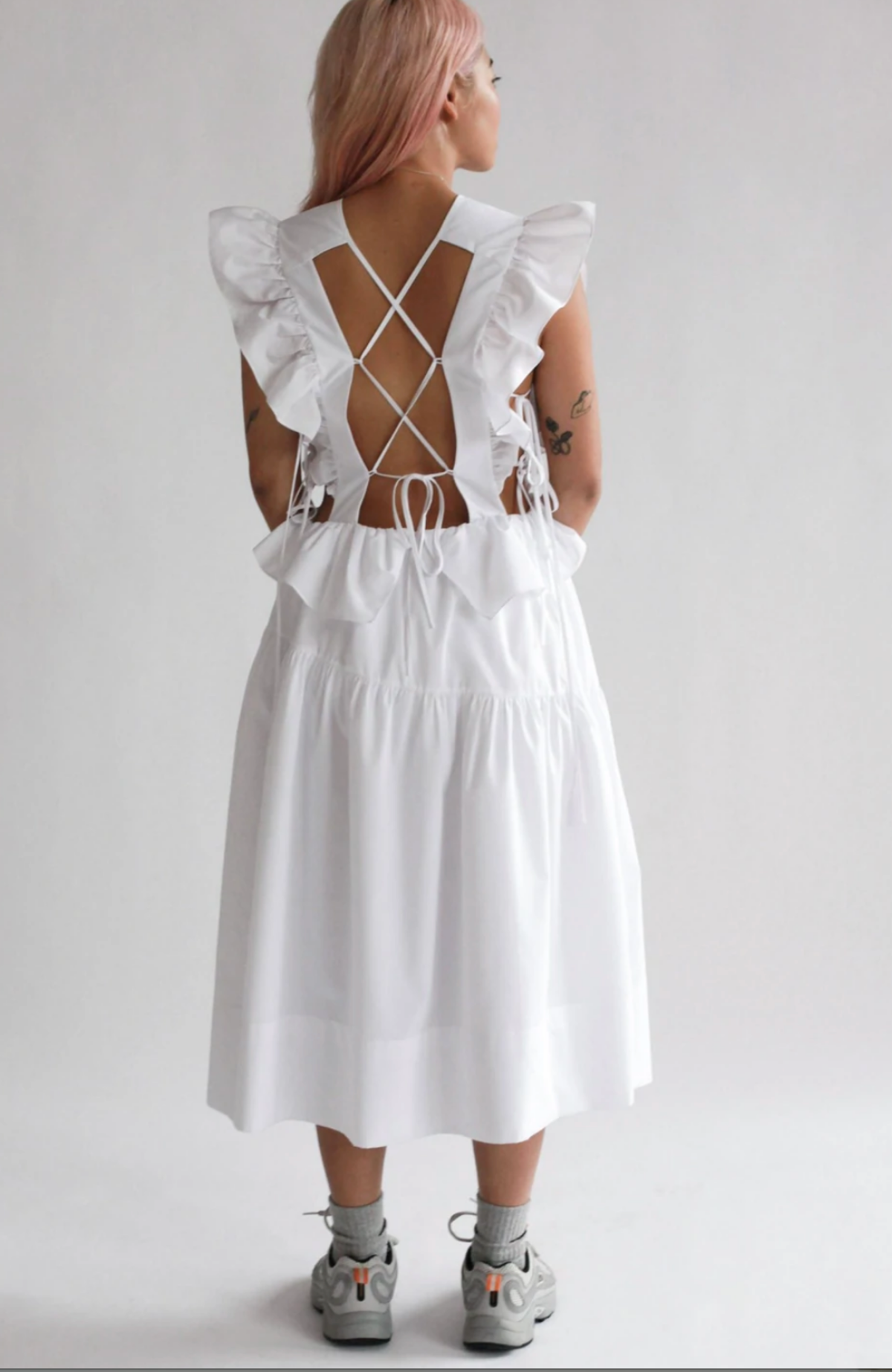 Allina Liu Camilla Dress - White - Image 1 of 5