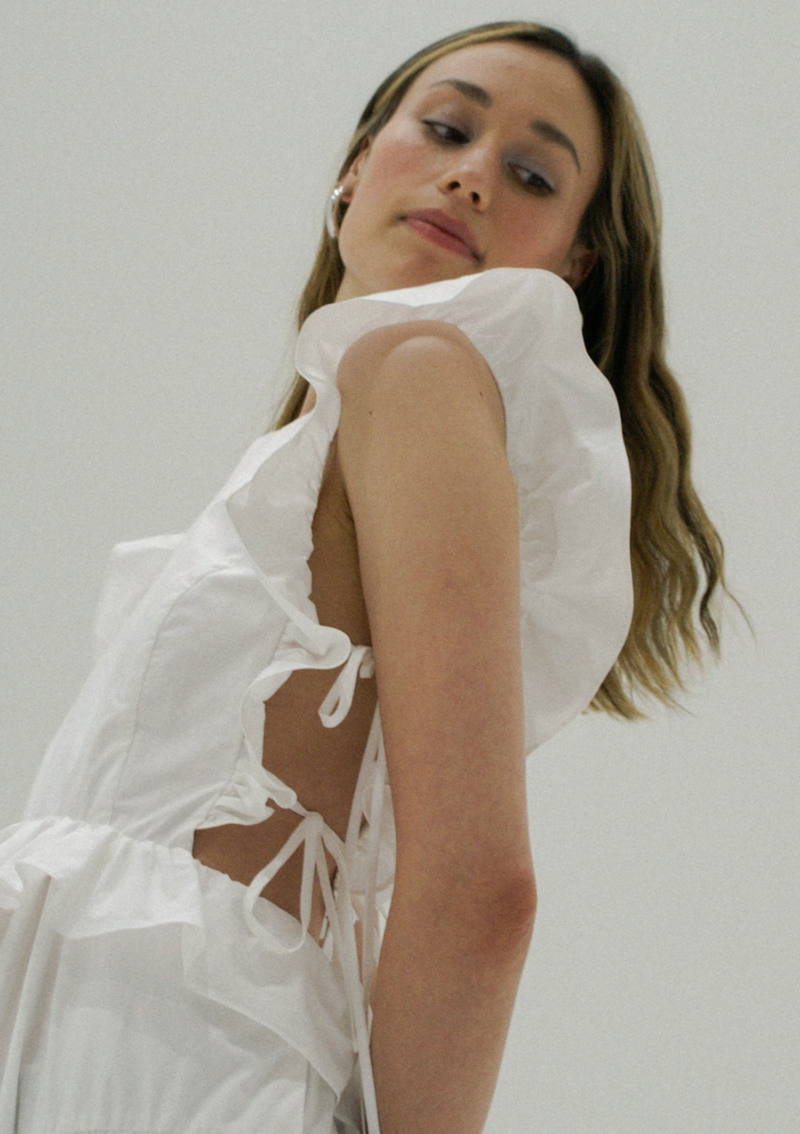 Allina Liu Camilla Dress - White