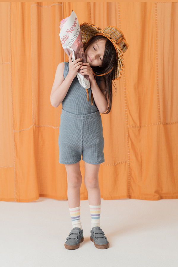 KIDS Noble Waffle Tank Set - Blue Moon