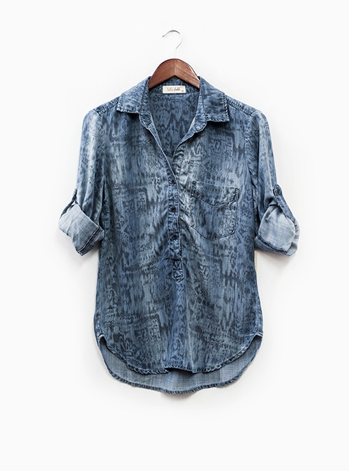 Bella Dahl Single Pocket Pullover Bella Dahl Single Pocket Pullover
