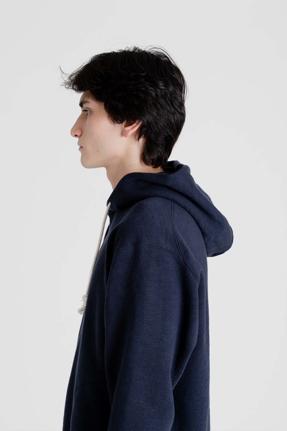 Jackman GG Sweat Pullover Parka - Navy | Garmentory